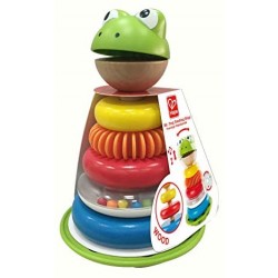 Hape Stack rana, giocattolo educativo e per classificare e impilare