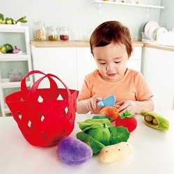 Hape- Cesto di Verdure per Bambini Utensili da Cucina, E3167