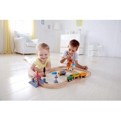 Hape - Set Passaggio a Livello e Gru - HAPE3732