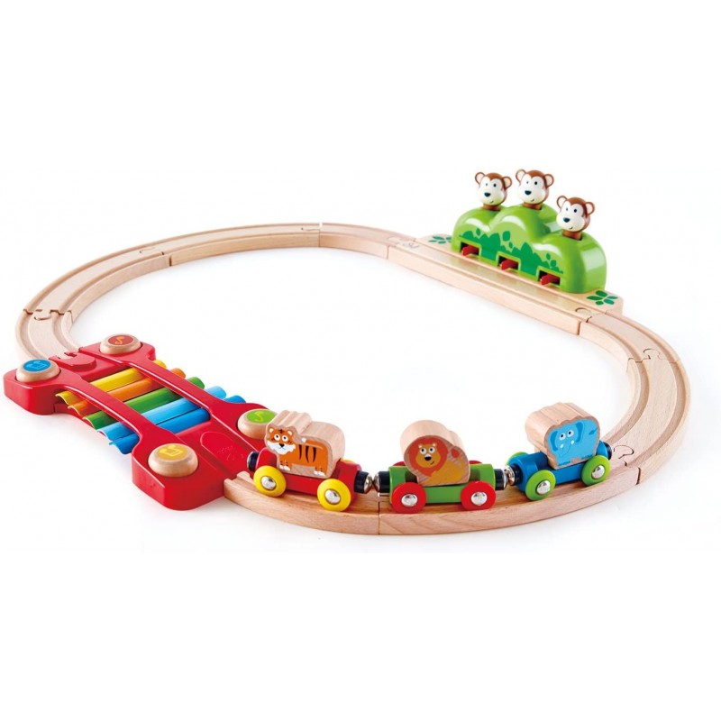 Hape - Music and Monkeys Railway Percorso Musica e Scimmie Pop-Up - HAPE3825