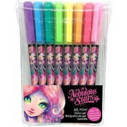 Hape - Nebulous Stars - Penna gel a forma di stella, 8 colori - HAPENS11576