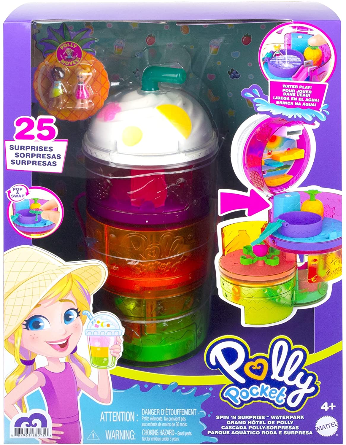 Polly Pocket Parque Aquatico De Frutas Mattel - Papellotti