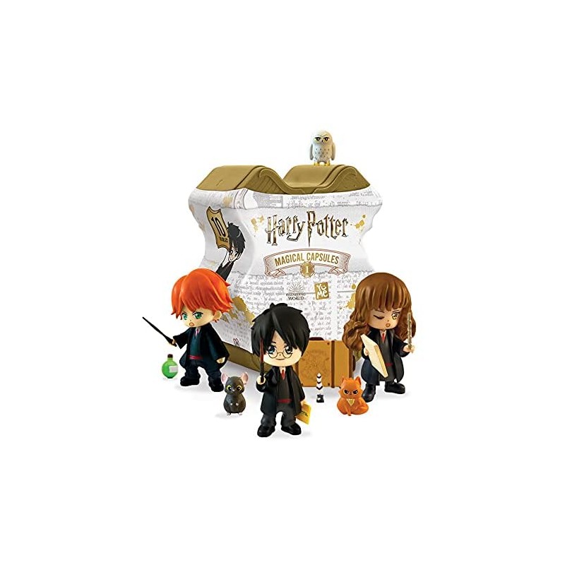 Giochi Preziosi - Harry Potter - Capsule Magiche Serie 1, confezione sorpresa con mini personaggio collezionabile dai film di Ha
