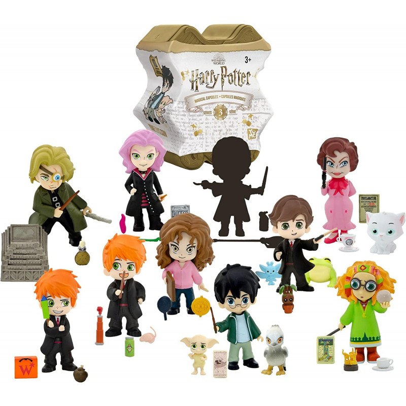 Giochi Preziosi - Harry Potter Magic Capsules Serie 3, con 10 diverse figure casuali, HRR08000
