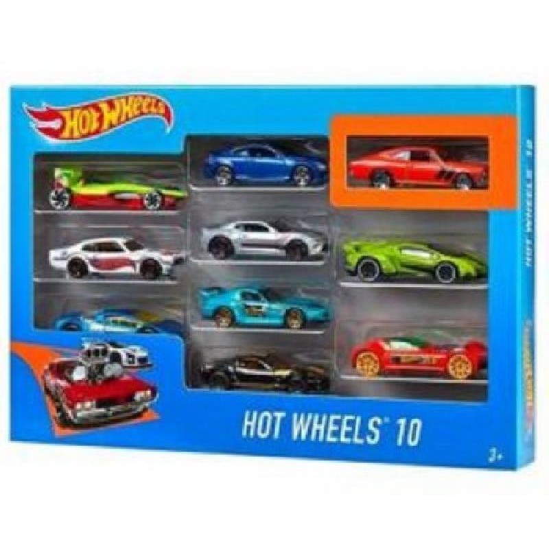 Hot Wheels - Confezione 10 Veicoli in Die Cast assortite - HW54886