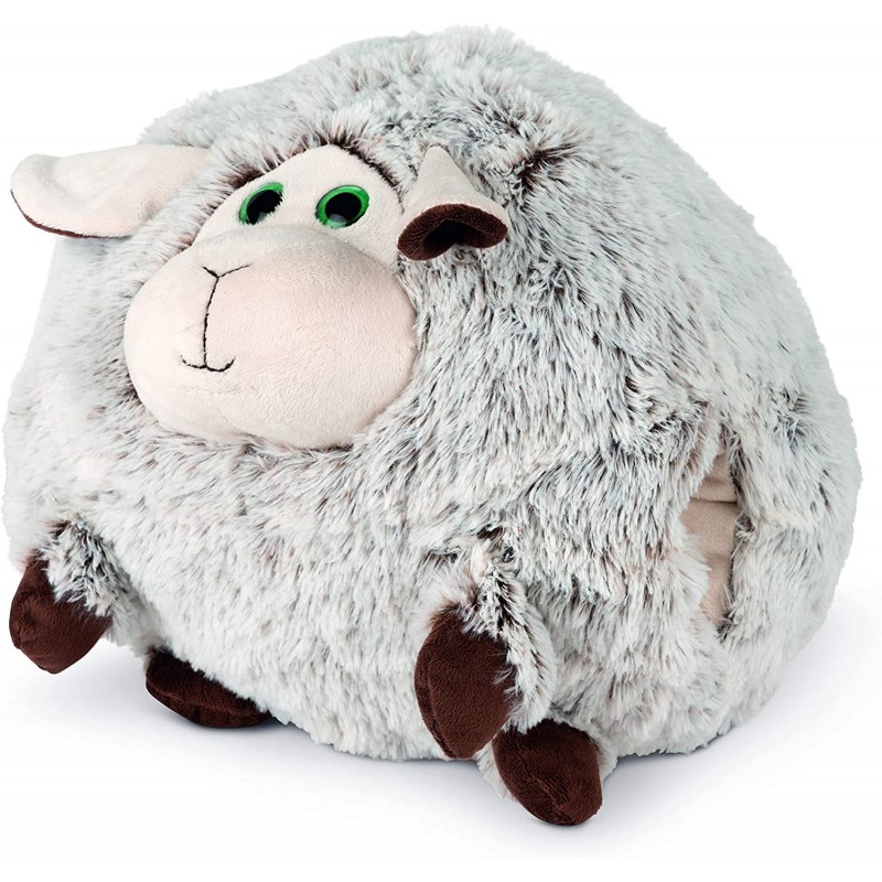 COZY NOXXIEZ - Morbido peluche scaldamani per bambini – Cuscino caldo per letto, auto e casa (pecora) - HW705-2NOX