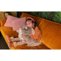 COZY NOXXIEZ - Morbido peluche scaldamani per bambini – Peluche cuscino caldo per letto, auto e casa (rina) - HW715