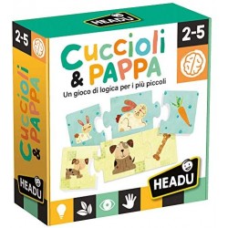 Headu- Cuccioli &amp; Pappa Gioco, Multicolore, IT20058