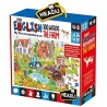 Headu- Easy English 100 Words Farm Gioco Educativo, Multicolore, IT20997