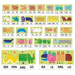 Headu - Fantasillabe Giochi Educativi, Multicolore, 3, IT23301