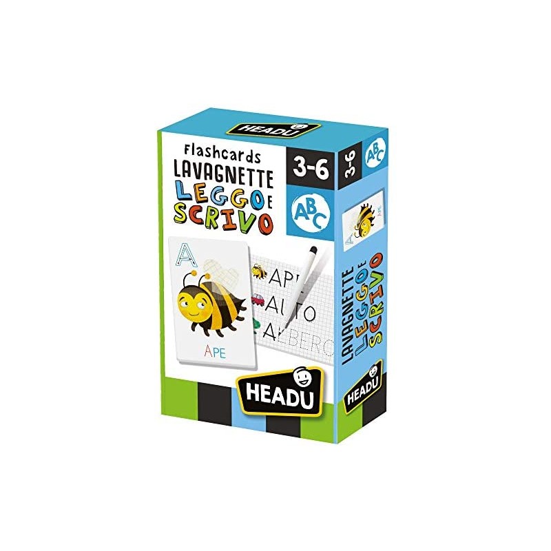 Headu - Flashcards Lavagnette leggo e Scrivo, IT23769