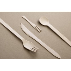 Forchetta legno – Jungle Green Addicted - Wooden Fork - Hot & Cold use - 50 pz - 16,5 cm, JL689160