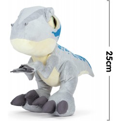 Grandi Giochi - Peluche Jurassic World, BLUE 25 cm, JUR00100