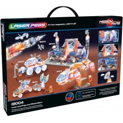 Laser Pegs Set costruzioni luminose Stazione di Controllo Spaziale M