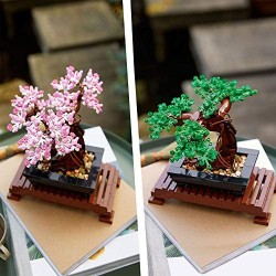 LEGO Creator Expert Albero Bonsai, Set per Adulti, Home Decor DIY,  Collezione Botanica, Modello da Esposizione