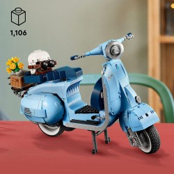 LEGO Icons Vespa 125, Set in Mattoncini, Modellismo per Adulti, Replica Piaggio Anni 60, Idea Creativa per Regalo, Hobby Rilassa