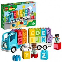 LEGO - DUPLO My First Camion dell Alfabeto, con 2 Personaggi e un OrSetto, Gioco e Idea Regalo per Bambini +1 Anno e Mezzo, 1091
