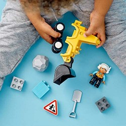 LEGO DUPLO Town Bulldozer, Set con Macchinina da Costruzione per Bimbi dai 2 Anni in su, 10930