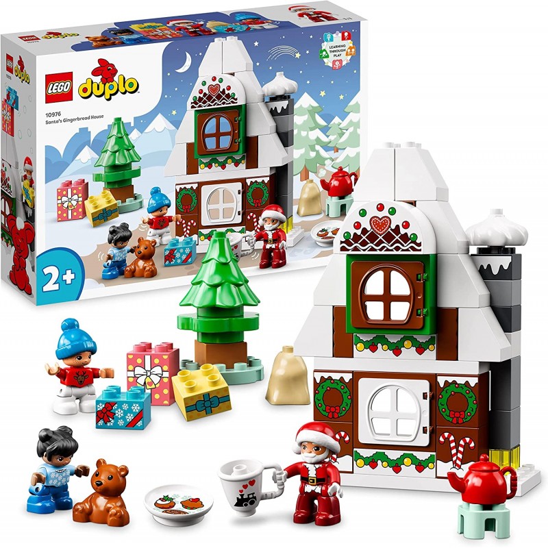 LEGO 10976 DUPLO - Casa di Pan di Zenzero di Babbo Natale con Regali e  Figure di