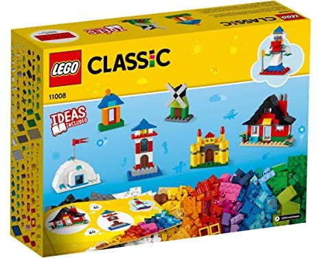 LEGO Classic Mattoncini e Case, Set da Costruzione, Giocattoli per Bambini  dai 4 Anni in poi con 6 Modelli Facili da Costruire