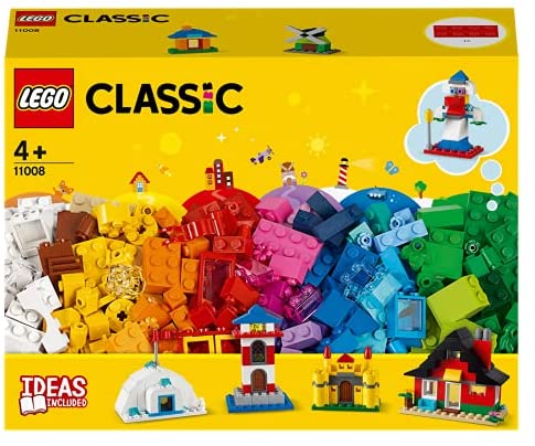 LEGO Classic Mattoncini e Case, Set da Costruzione, Giocattoli per