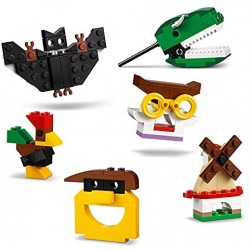 LEGO Classic - Mattoncini e Luci, Set Teatrale delle Marionette delle Ombre con Mattoncini Leggeri, LG11009
