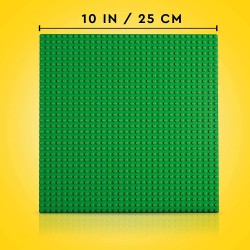 LEGO Classic Base Verde, Tavola per Costruzioni Quadrata con 32x32 Bottoncini, Piattaforma Classica per Mattoncini per Costruire