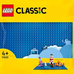 LEGO Classic Base Blu, Tavola per Costruzioni Quadrata con 32x32 Bottoncini, Piattaforma Classica per Mattoncini per Costruire e