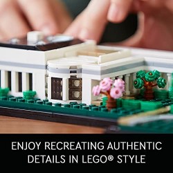 LEGO Architecture La Casa Bianca, Collezione Monumenti per Adulti, Idea Regalo da Collezione, 21054