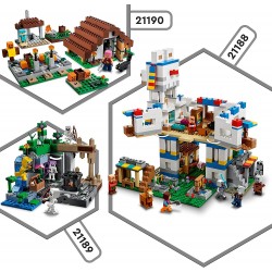 LEGO 21189 - Minecraft Le Segrete dello Scheletro con Mob e Personaggi, Accessori Piccone e Balestra Giocattolo - LG21189