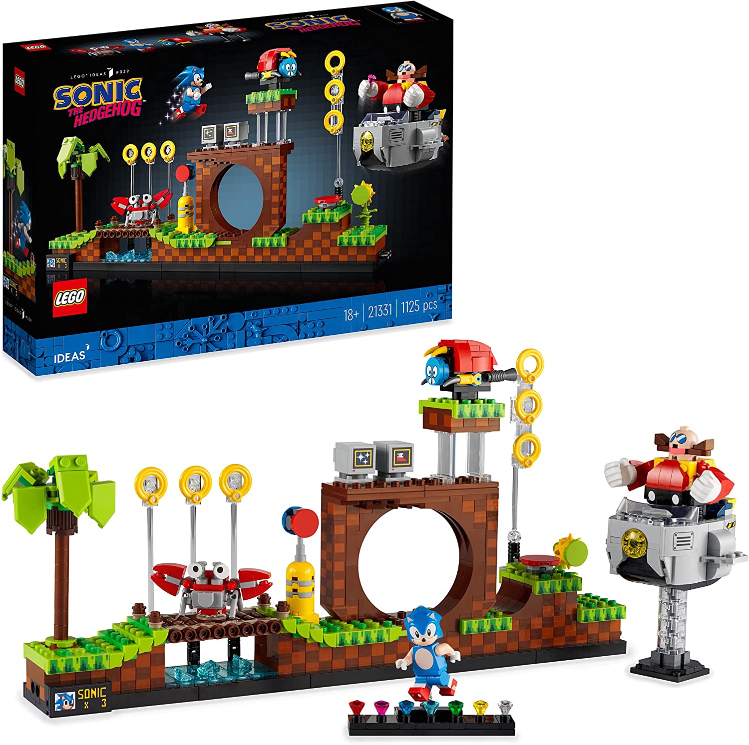 LEGO Ideas Sonic the Hedgehog - Green Hill Zone, Modello da