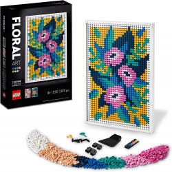LEGO 31207 - ART Motivi Floreali, Set di Decorazioni Murali 3 in 1, Attività di Artigianato Fai da Te, Hobby Creativo di Botanic