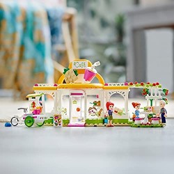 LEGO Friends Il Caffè Biologico di Heartlake, Set Educativo con 3 Mini Bamboline, Giocattoli per Bambini di 6 Anni, 41444