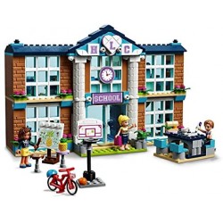 LEGO Friends Scuola di Heartlake City, Set di Costruzioni per Bambini 6 Anni con 3 Mini Bamboline e Tanti Accessori, 41682