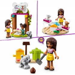 LEGO Friends Il Parco Giochi dei Cuccioli, Giocattolo con Scivolo e Mini Bamboline, Set per Bambini dai 5 Anni in su, 41698