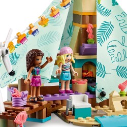 LEGO Friends Glamping sulla Spiaggia, Giocattoli per Bambini e Bambine di 6 Anni con 3 Mini Bamboline e Accessori, 41700