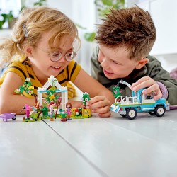 LEGO Friends Veicolo Pianta-Alberi, Set Ispirato alla Natura con Giardino, Auto e Animali, per Bambini di 6 Anni, 41707