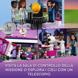 LEGO Friends L’Accademia dello Spazio di Olivia, Giochi Educativi per Bambini dai 8 Anni in su, Set con Astronauta e Razzo Spazi