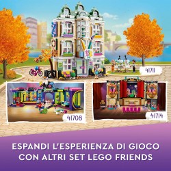 LEGO Friends La Scuola di Teatro di Andrea, Mini Bamboline Giocattolo con Accessori, Idea Regalo, Giochi per Bambini da 8 Anni, 