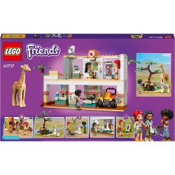 LEGO Friends Il Soccorso degli Animali di Mia, Set Costruzioni con Jeep e Figure di Zebra e Giraffa Giocattolo, Giochi per Bambi