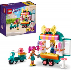 LEGO Friends Boutique di Moda Mobile, con Motorino Elettrico, Parrucchiere e Accessori per Mini Bamboline, Giochi per Bambini da