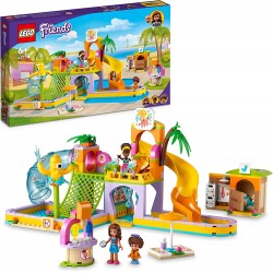 LEGO Friends Parco Acquatico, Set con Piscina con Scivolo, Gioco Estivo con Mini Bamboline, Idea Regalo, Giochi per Bambini dai 