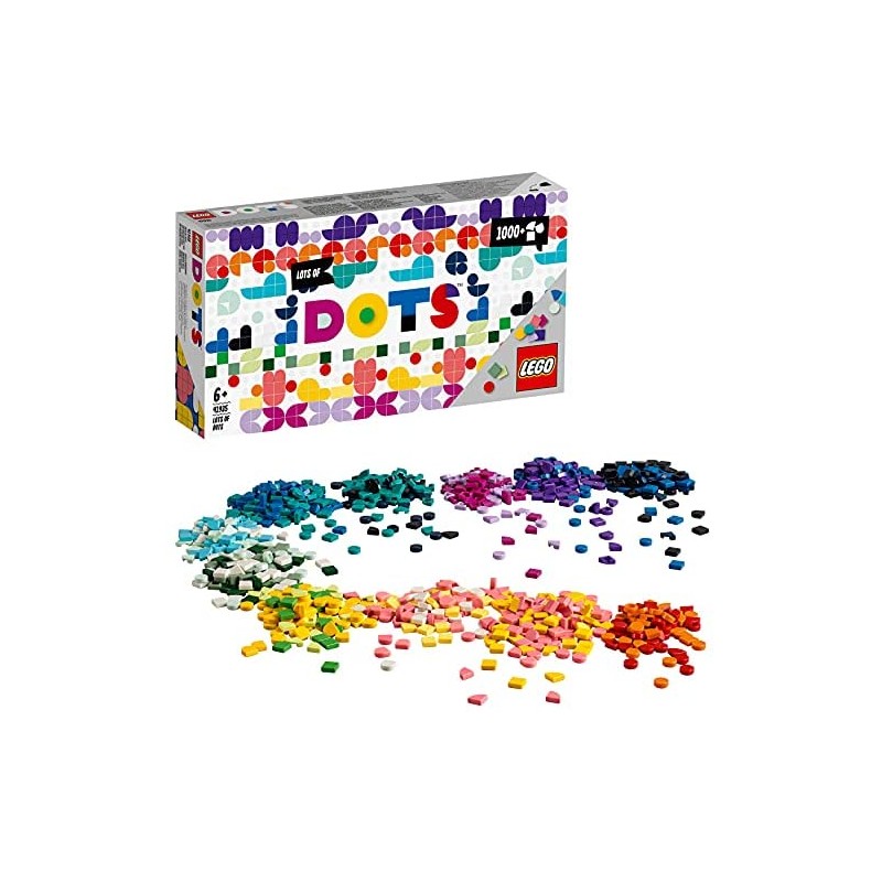 LEGO DOTS MEGA PACK, Kit per Giochi Creativi per Bambini, Decorazioni per la Cameretta e Bigiotteria Fai da Te, 41935