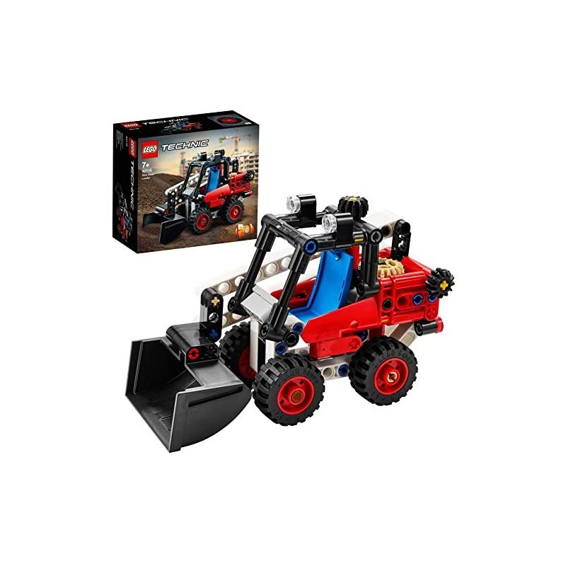 LEGO Technic Bulldozer e Bolide, Set Macchinine 2 in 1, Giocattoli da Costruzione, 42116