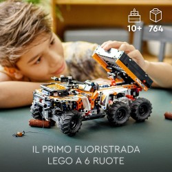 LEGO Technic Fuoristrada, Camion Giocattolo a 6 Ruote, Mattoncini da Costruzione, Giochi per Bambini dai 10 Anni in su, Idea Reg
