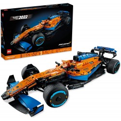 LEGO 42141 - Technic Monoposto McLaren Formula 1 2022, Auto Replica F1, Set per Adulti Modellino Supercar, Macchina da Corsa Mot