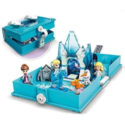 LEGO Disney Princess Frozen 2 Elsa e Le Avventure Fiabesche del Nokk, Giocattolo in Valigetta da Viaggio Portatile, 43189