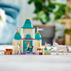 LEGO Principessa Disney Divertimento al Castello di Anna e Olaf, Set Costruzioni con Personaggi Frozen, Giochi per Bambine e Bam