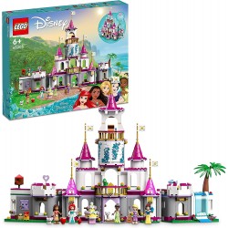 LEGO 43205 - Disney Princess Il Grande Castello delle Avventure con Mini Bamboline delle Principesse Ariel, Rapunzel e Biancanev