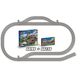 LEGO City Trains Scambi Ferroviari 6 Pezzi, Set di Accessori Aggiuntivi, 60238